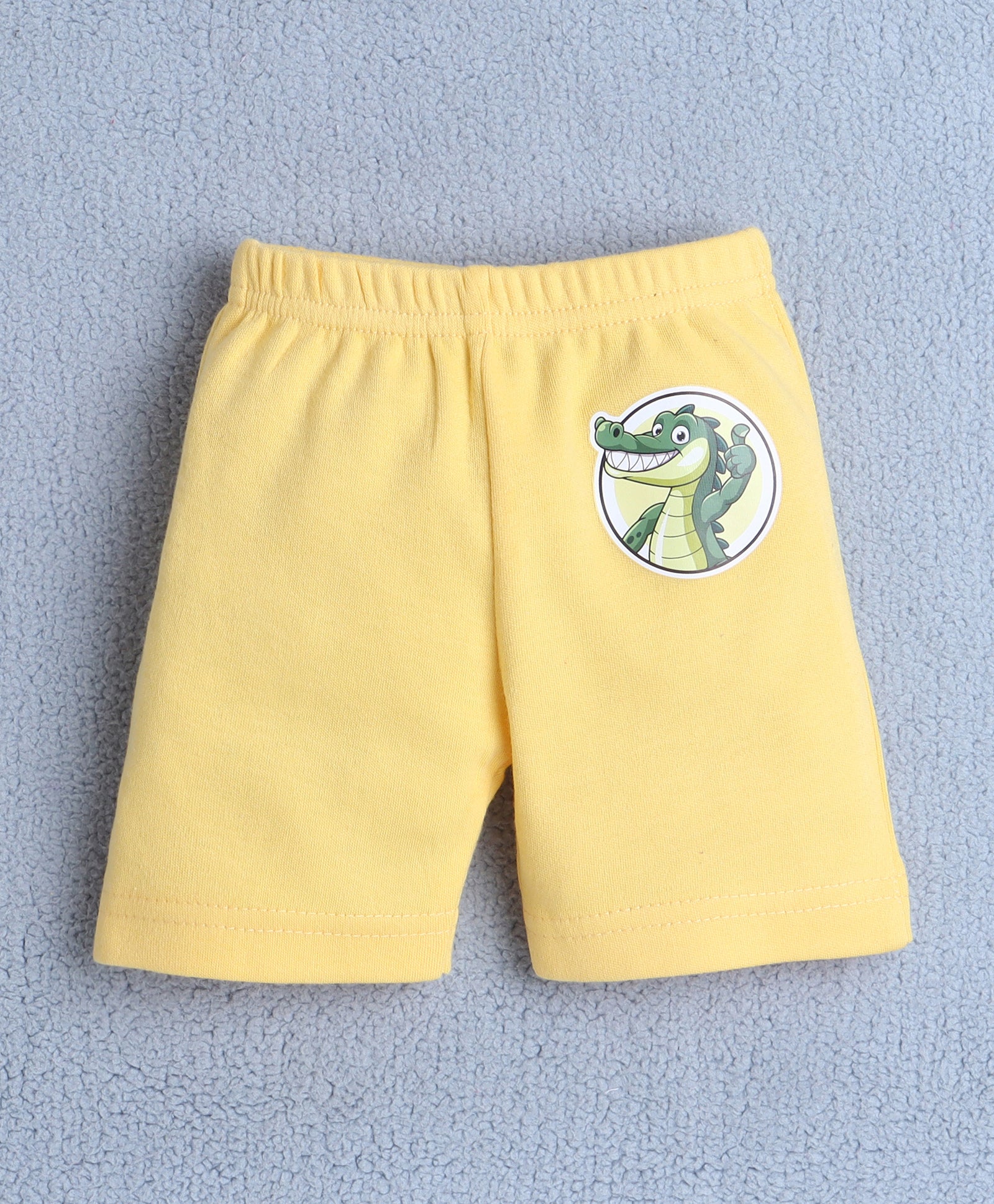 BUMZEE Yellow Baby Boys Half Sleeves T-Shirt & Short Set