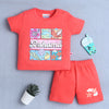 BUMZEE Coral Baby Girls Half Sleeves T-Shirt & Short Set