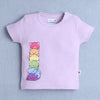 BUMZEE Lavender Baby Girls Half Sleeves T-Shirt & Short Set