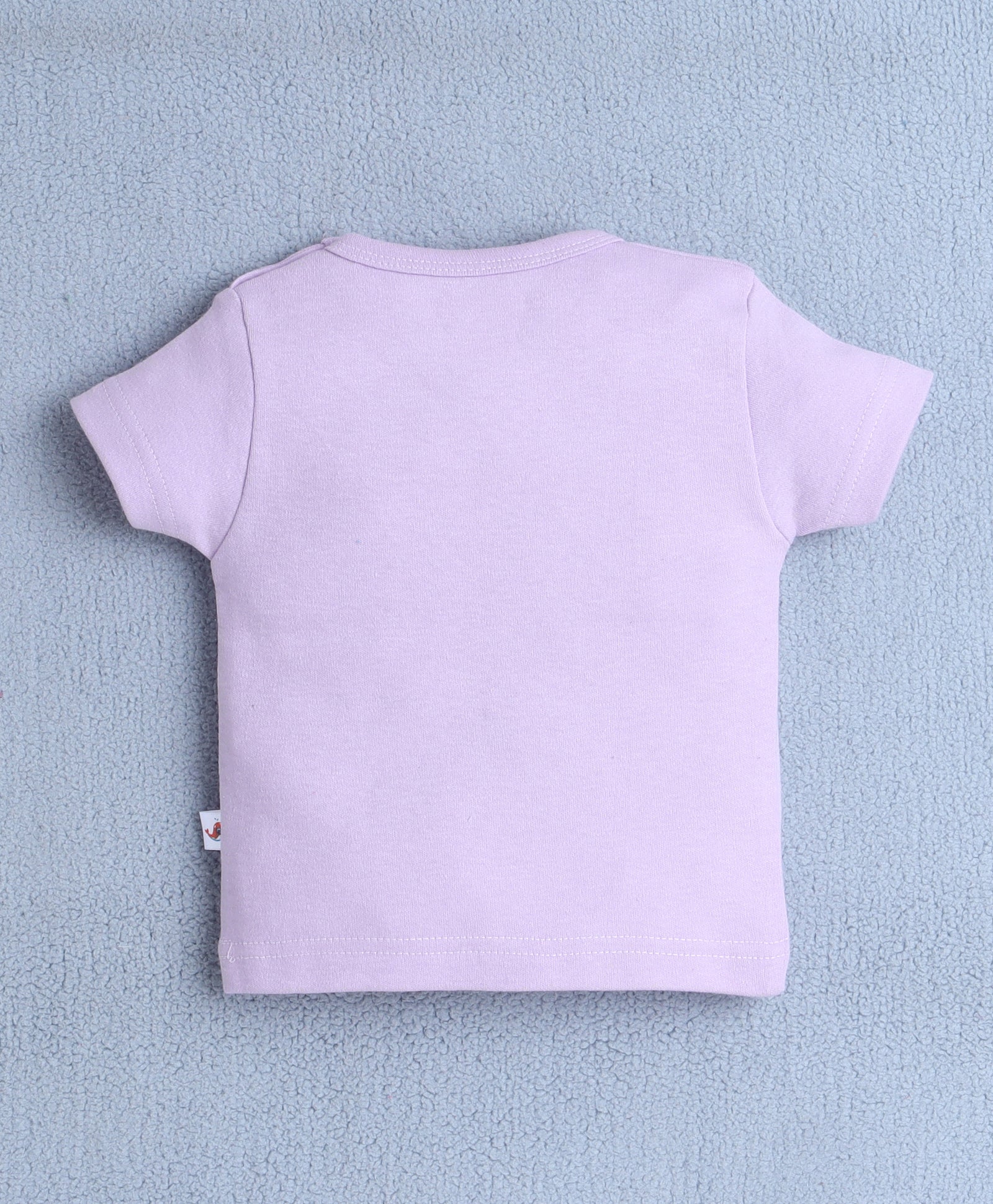 BUMZEE Lavender Baby Girls Half Sleeves T-Shirt & Short Set