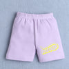 BUMZEE Lavender Baby Girls Half Sleeves T-Shirt & Short Set