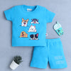 BUMZEE Blue Baby Girls Half Sleeves T-Shirt & Short Set