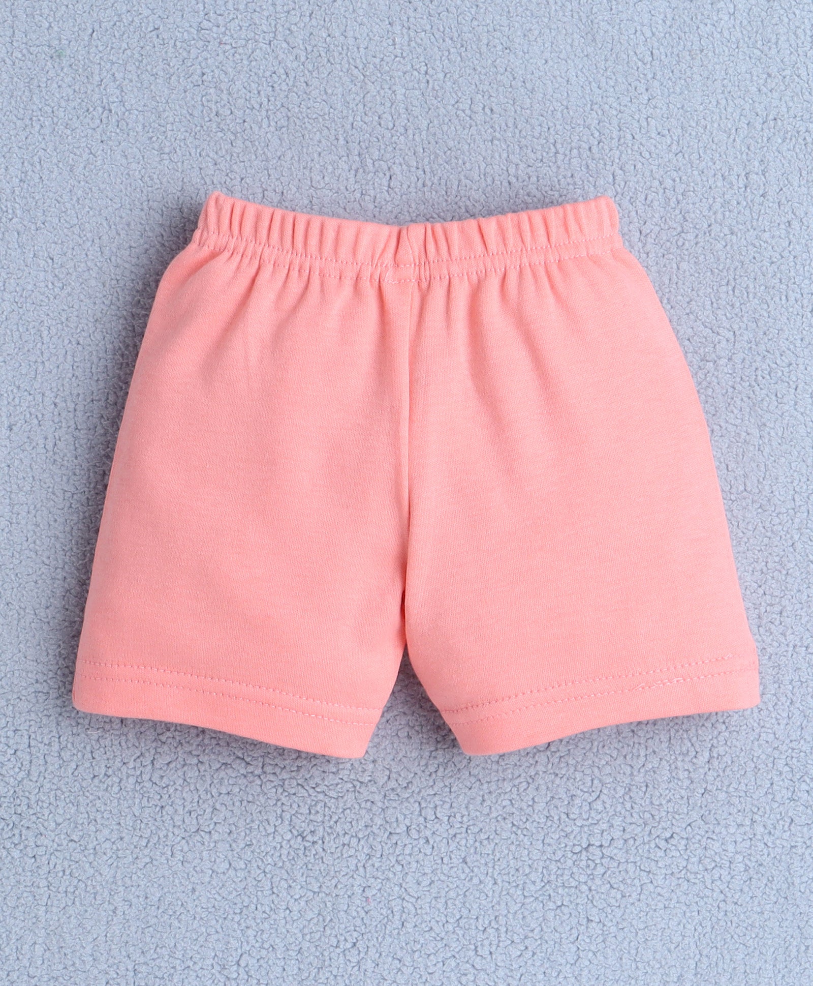 BUMZEE Peach Baby Girls Half Sleeves T-Shirt & Short Set