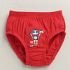 Boys 100% Cotton Solid Briefs - Red & Navy