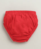 Bumzee Red & Navy Briefs, Pack of 3, 100% Cotton