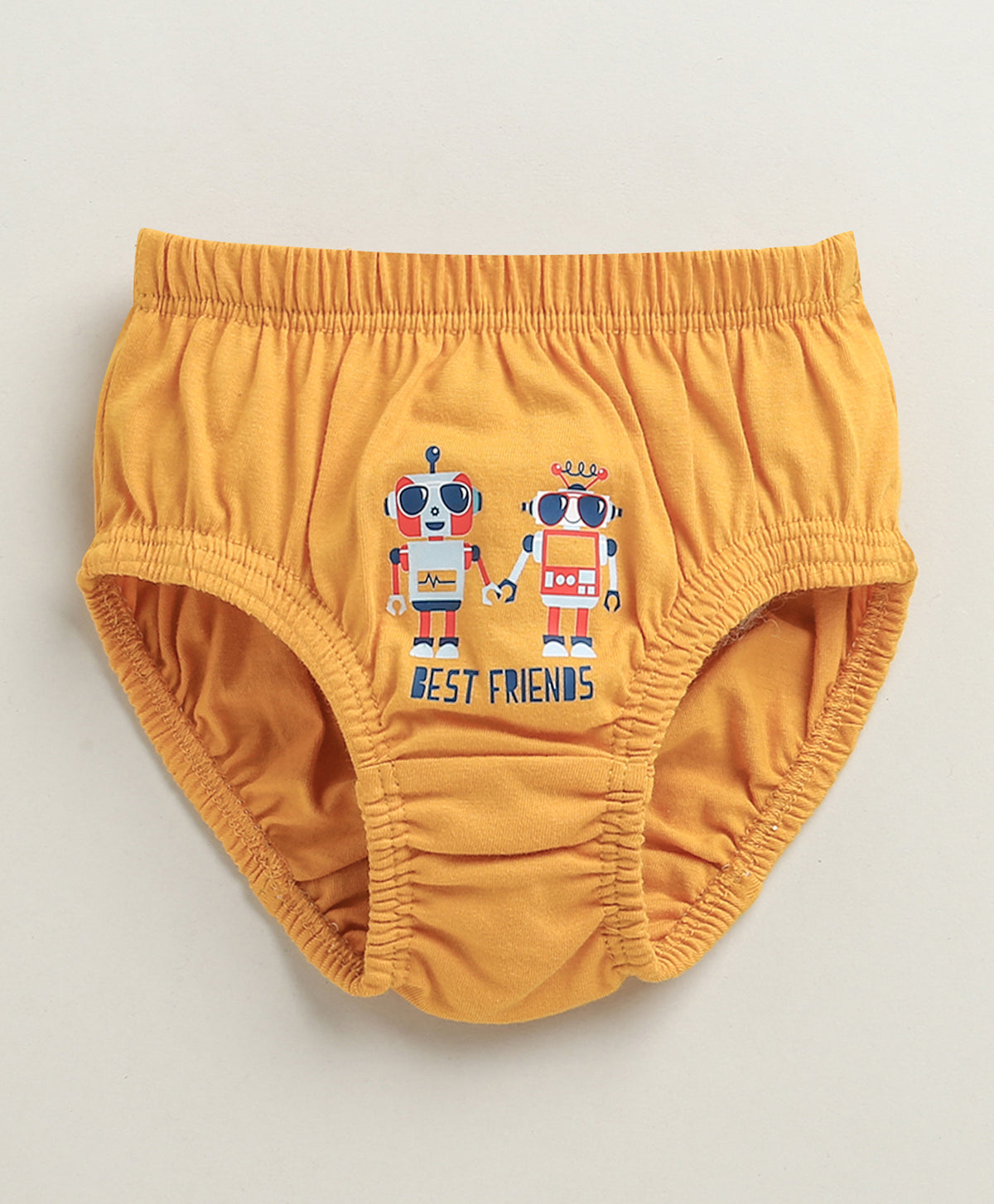 Bumzee Yellow & Sky Blue Panties, Pack of 3, 100% Cotton