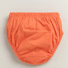 Boys 100% Cotton Solid Briefs - Orange & Green