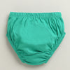 Boys 100% Cotton Solid Briefs - Orange & Green