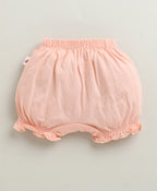 Bumzee Peach & Mint Green Bloomers, Pack of 3, 100% Cotton
