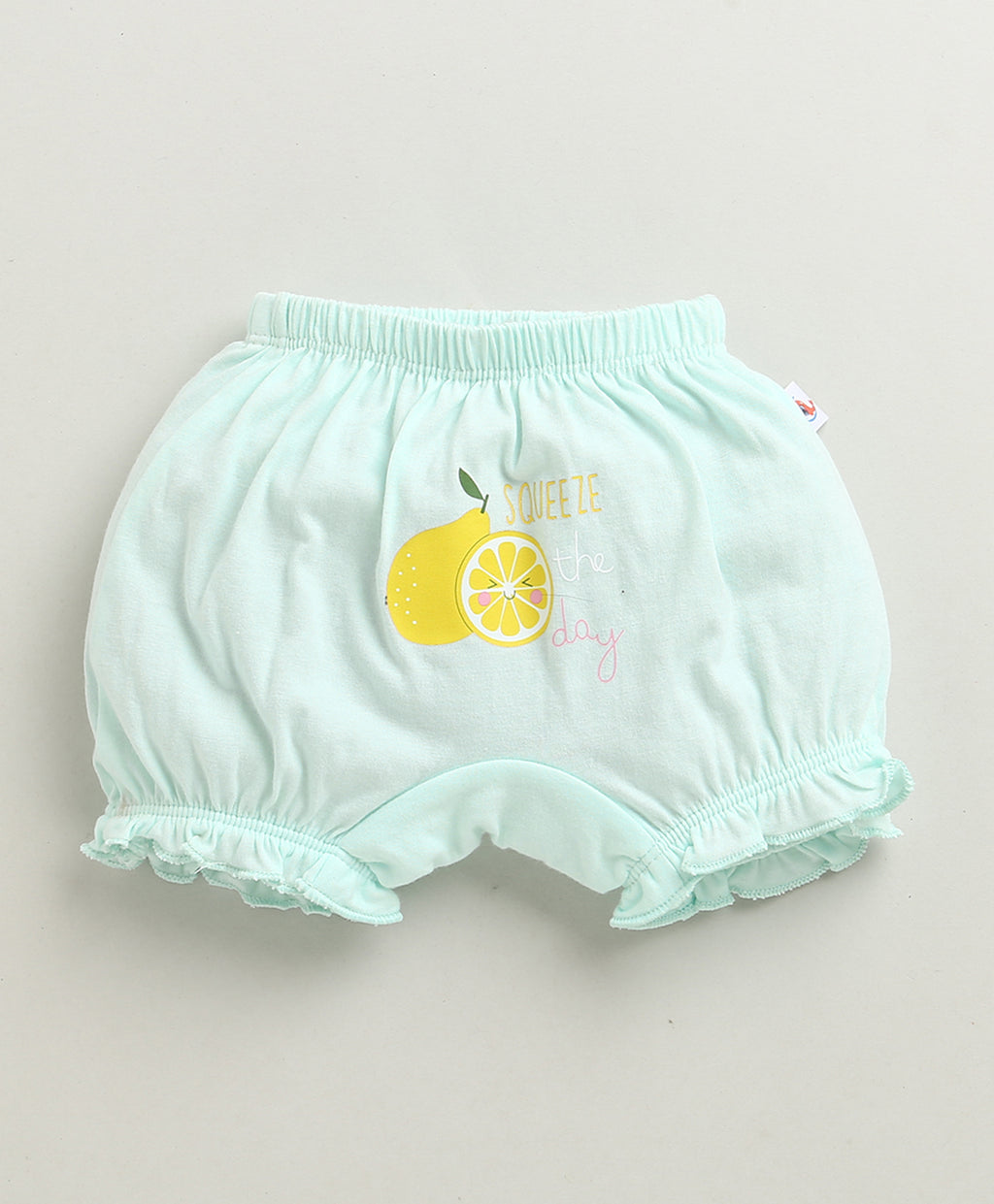 Bumzee Peach & Mint Green Bloomers, Pack of 3, 100% Cotton