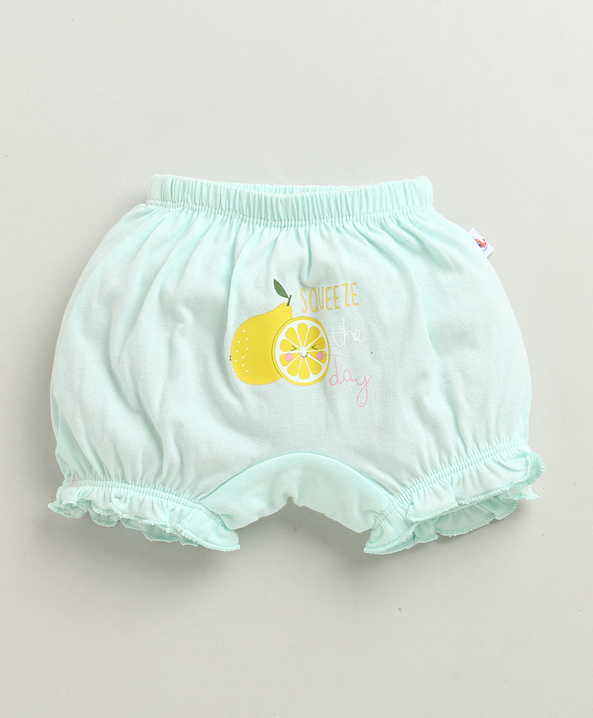Bumzee Peach & Mint Green Bloomers, Pack of 3, 100% Cotton