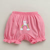 Girls 100% Cotton Solid Bloomers - Yellow & Pink