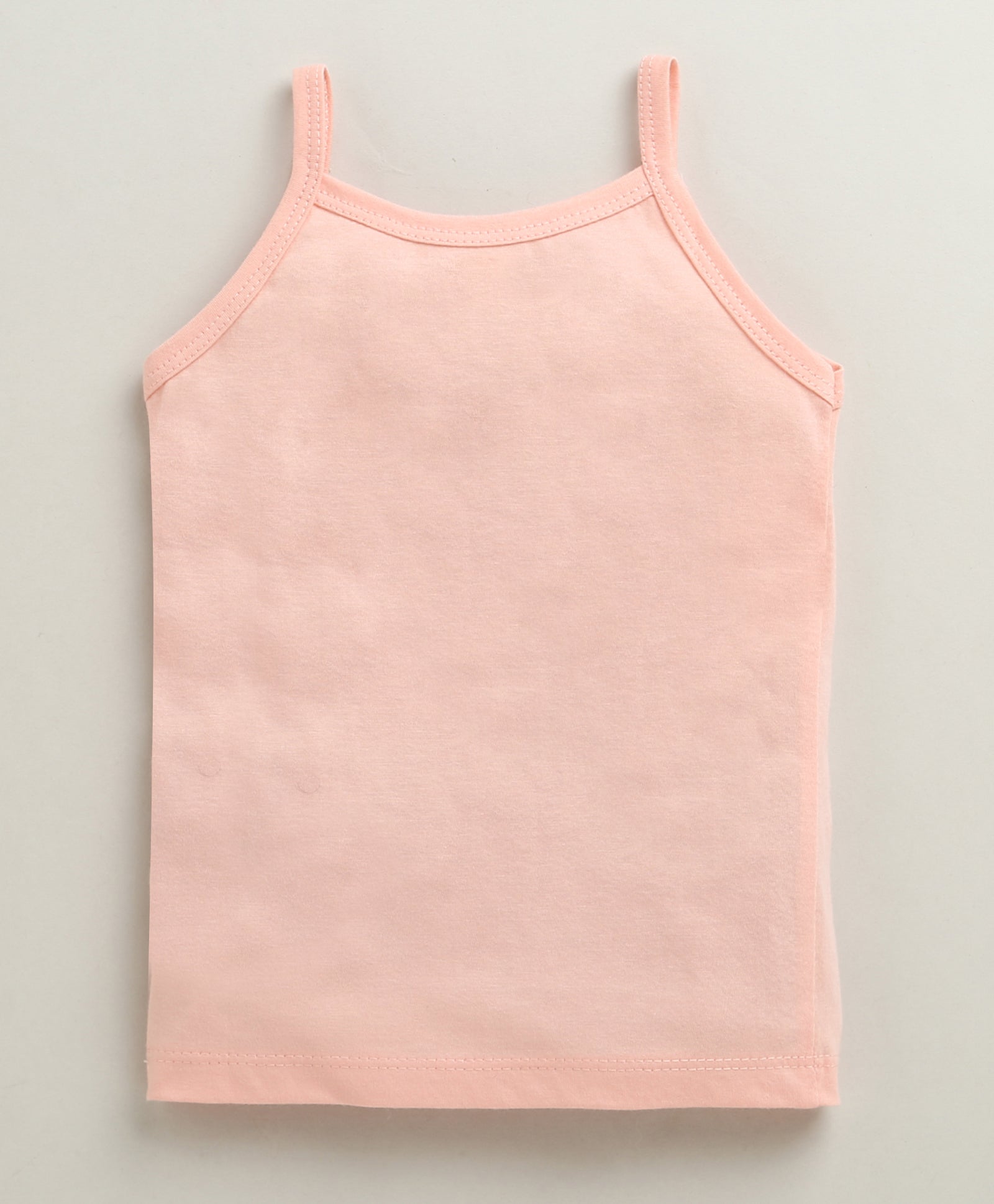 Girls 100% Cotton Solid Slips - Peach & Mint Green