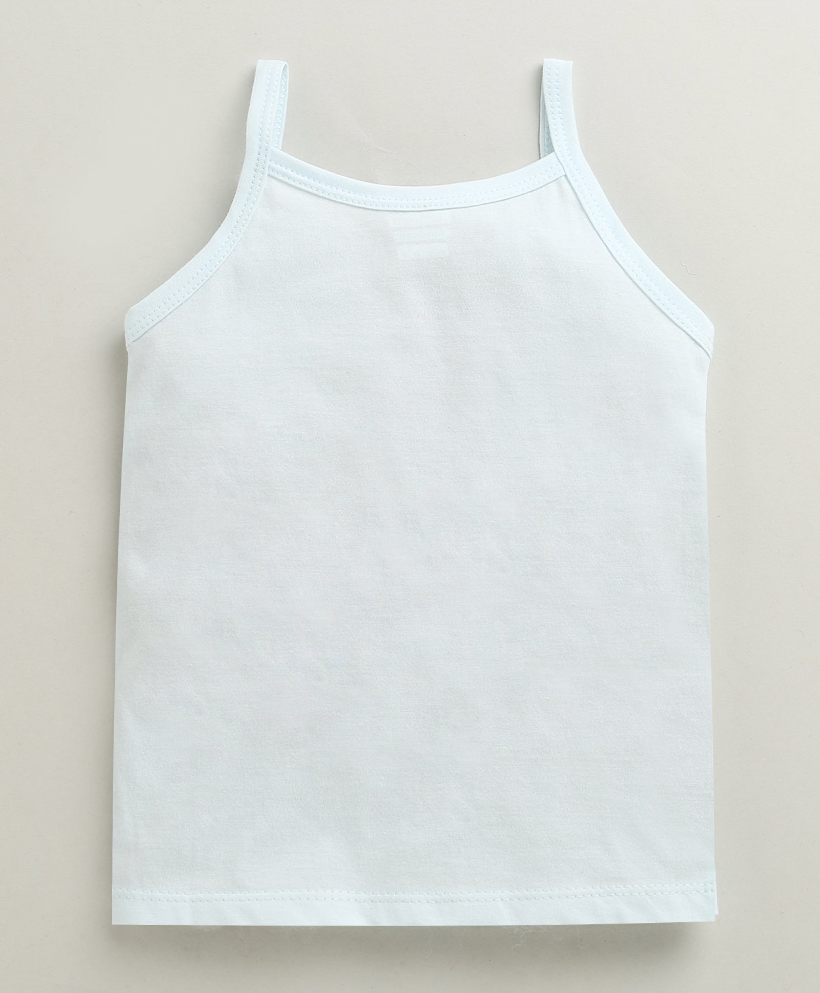 Girls 100% Cotton Solid Slips - Peach & Mint Green