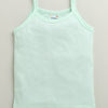 Girls 100% Cotton Solid Slips - Peach & Mint Green