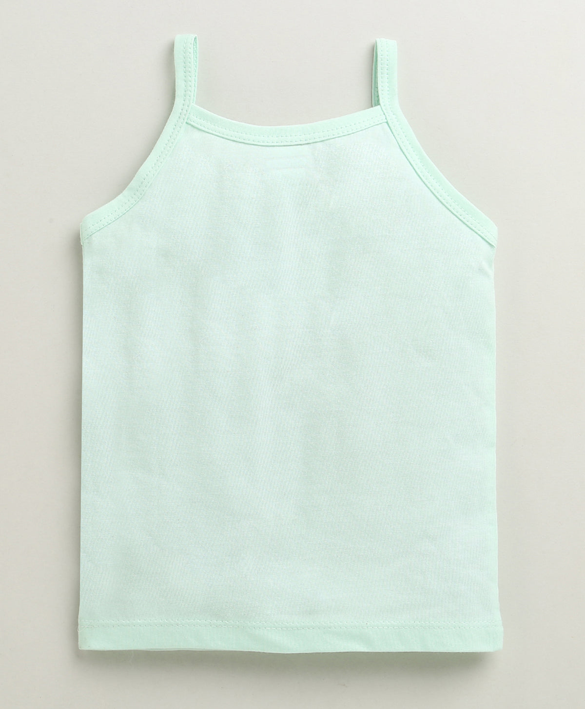 Bumzee Peach & Mint Green Slips, Pack of 3, Sleeveless, 100% Cotton (Style Peb10643)