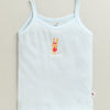 Girls 100% Cotton Solid Slips - Yellow & Sky Blue