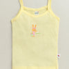 Girls 100% Cotton Solid Slips - Yellow & Sky Blue