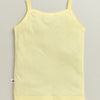 Girls 100% Cotton Solid Slips - Yellow & Sky Blue