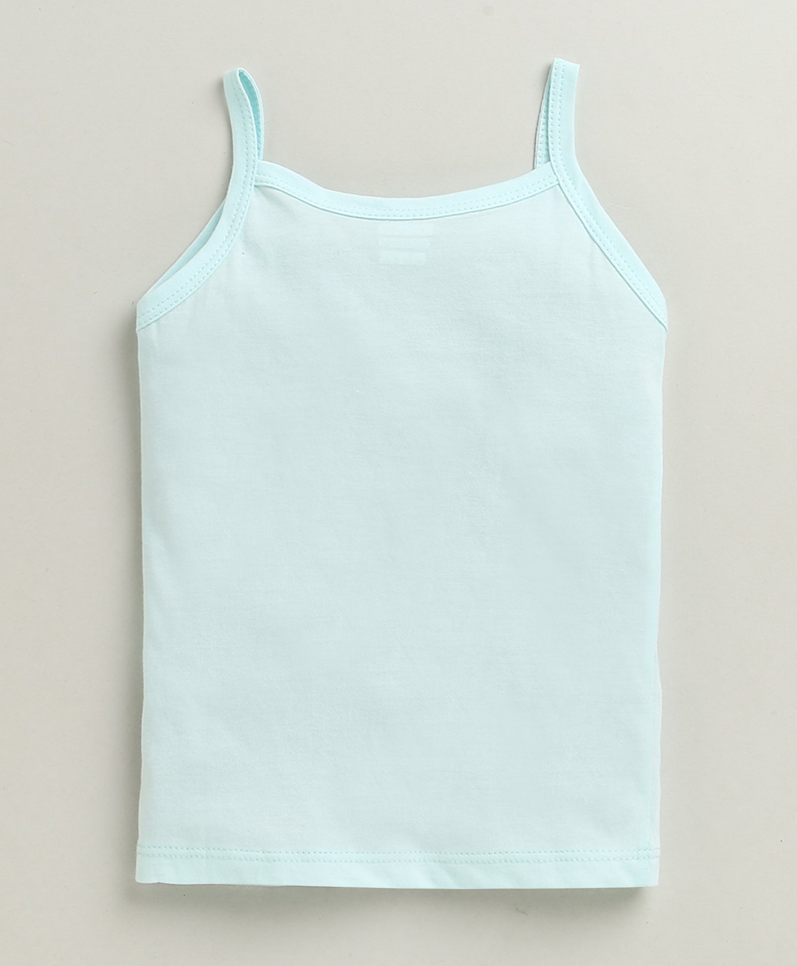 Girls 100% Cotton Solid Slips - Peach & Mint Green