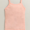 Girls 100% Cotton Solid Slips - Peach & Mint Green