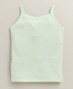 Bumzee Peach & Mint Green Slips, Pack of 3, Sleeveless, 100% Cotton (Style Peb10645)