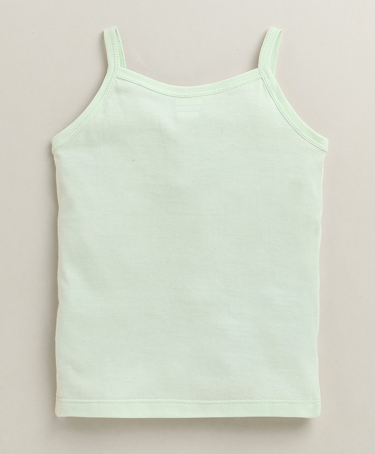Bumzee Peach & Mint Green Slips, Pack of 3, Sleeveless, 100% Cotton (Style Peb10645)