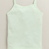 Girls 100% Cotton Solid Slips - Peach & Mint Green