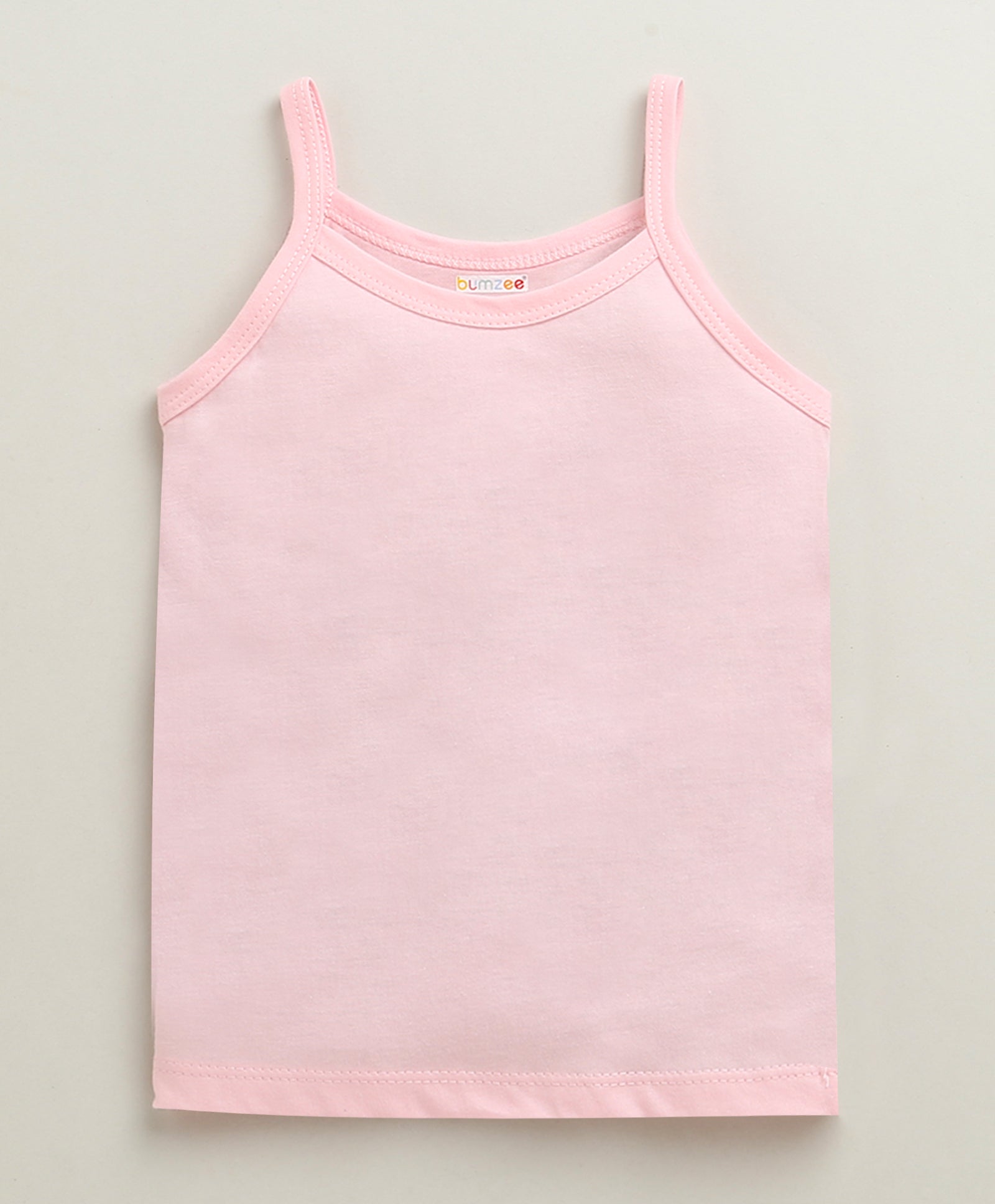 Girls 100% Cotton Solid Slips - Yellow & Sky Blue