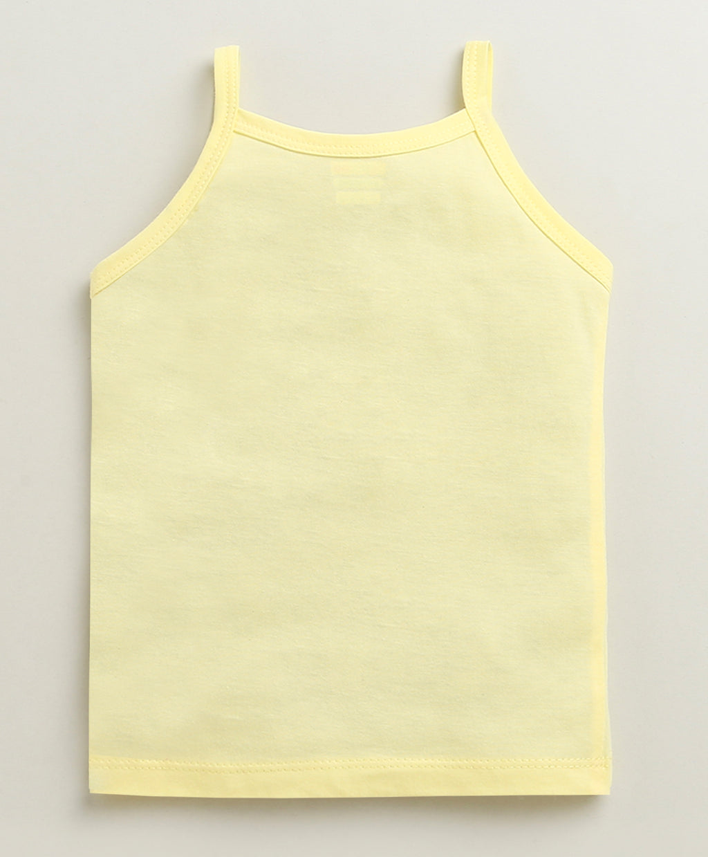 Bumzee Yellow & Sky Blue Slips, Pack of 3, Sleeveless, 100% Cotton (Style Peb10646)