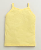 Bumzee Yellow & Pink Slips, Pack of 3, Sleeveless, 100% Cotton