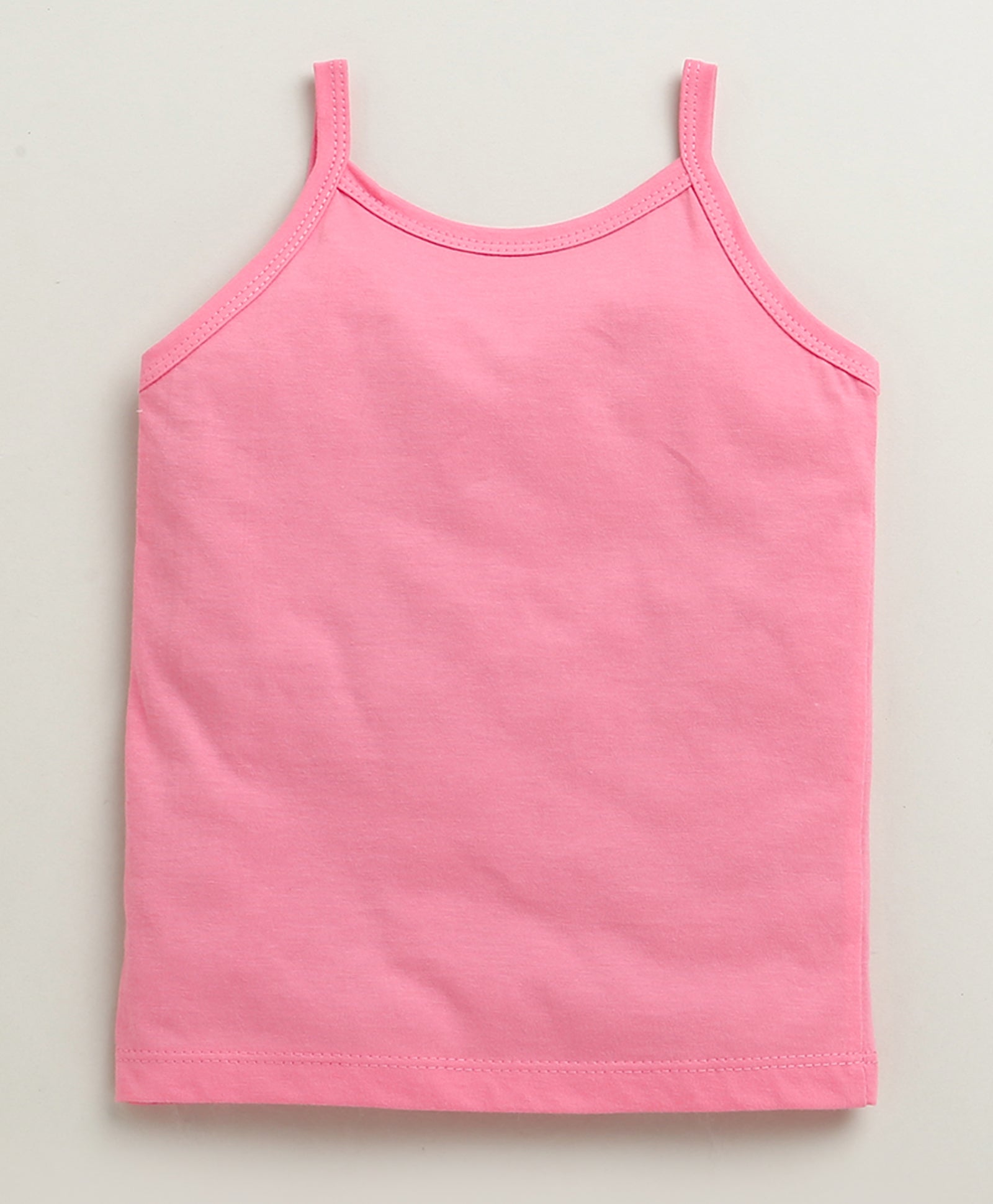 Girls 100% Cotton Solid Slips - Yellow & Pink