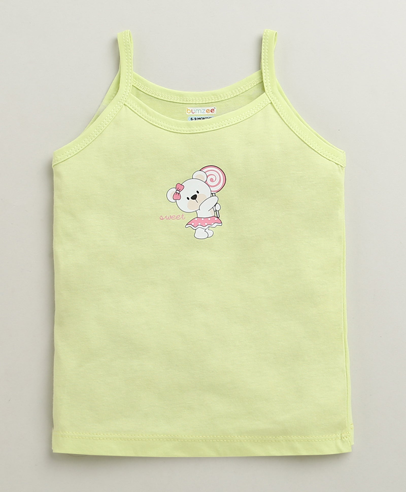 Girls 100% Cotton Solid Slips - Peach & Lavender