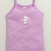 Girls 100% Cotton Solid Slips - Peach & Lavender