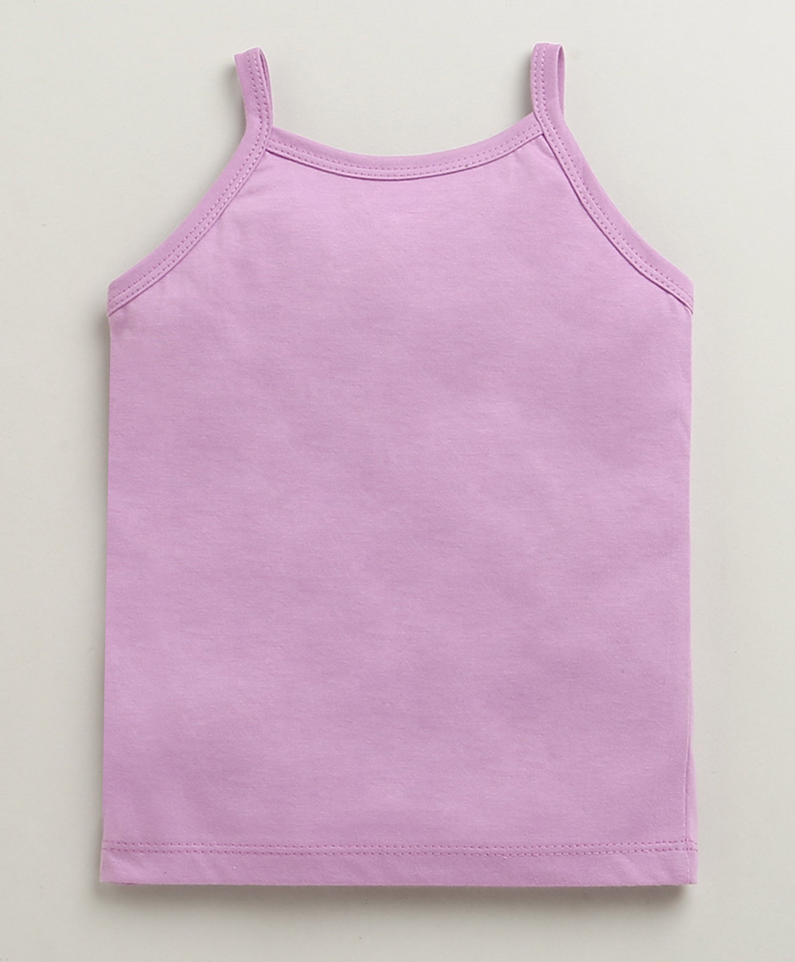 Girls 100% Cotton Solid Slips - Peach & Lavender