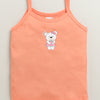 Girls 100% Cotton Solid Slips - Peach & Lavender