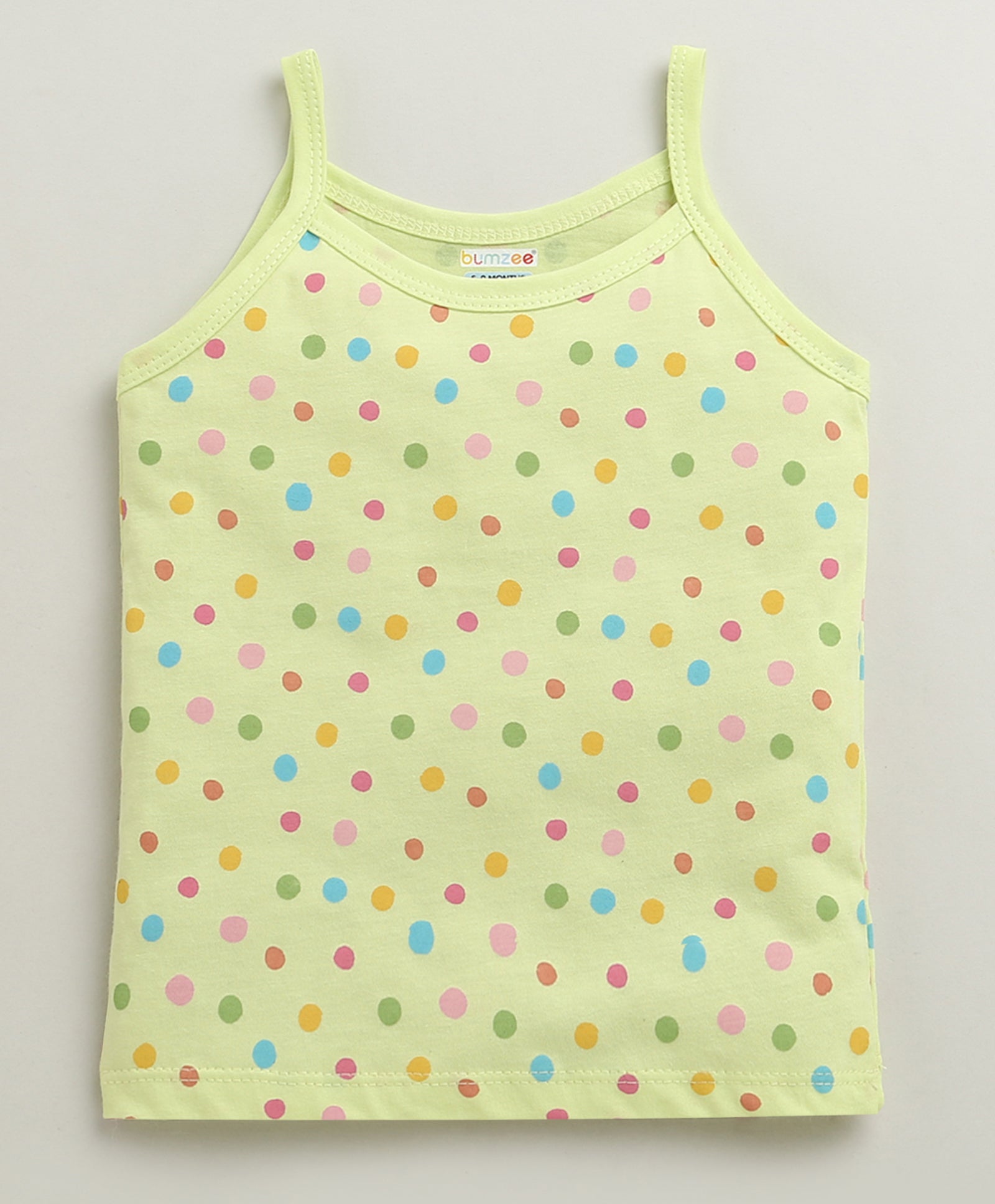 Girls 100% Cotton Graphic Slips - Peach & Lavender