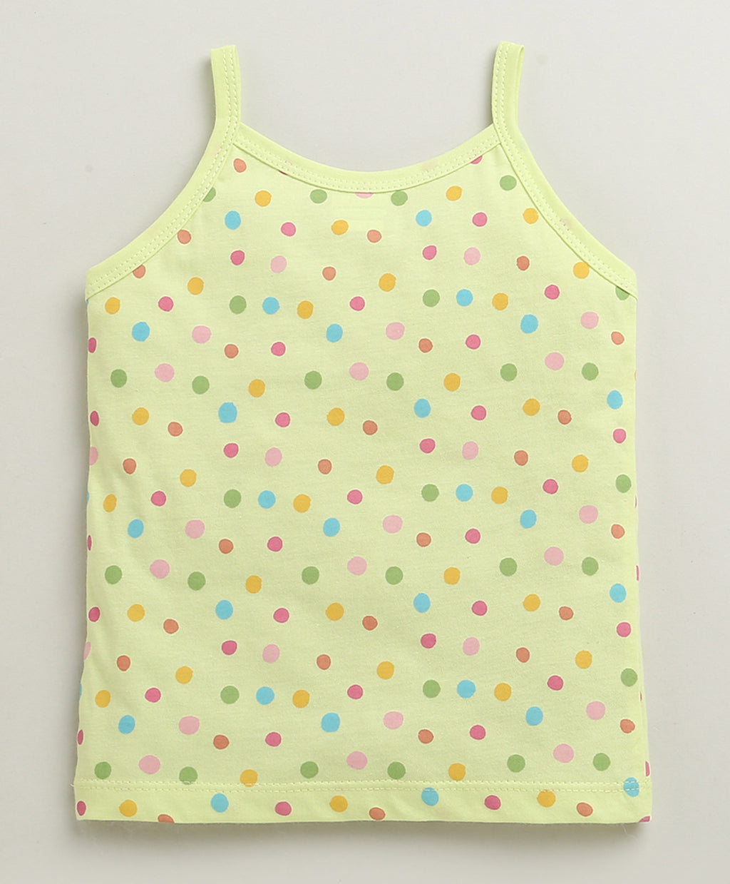 Bumzee Peach & Lavender Graphic Print Slips, Pack of 3, Sleeveless, 100% Cotton