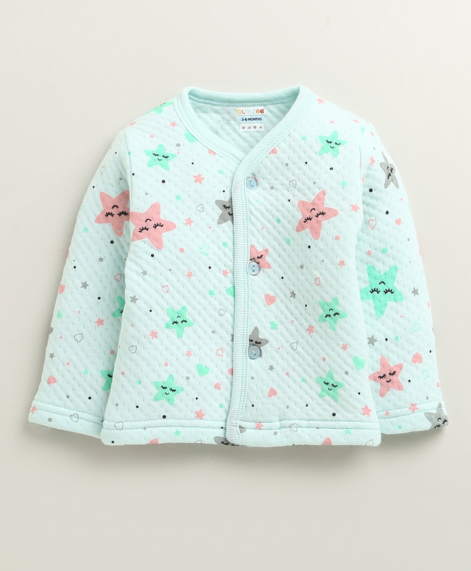 Boys Polyfill Graphic Winter Set - Mint Green