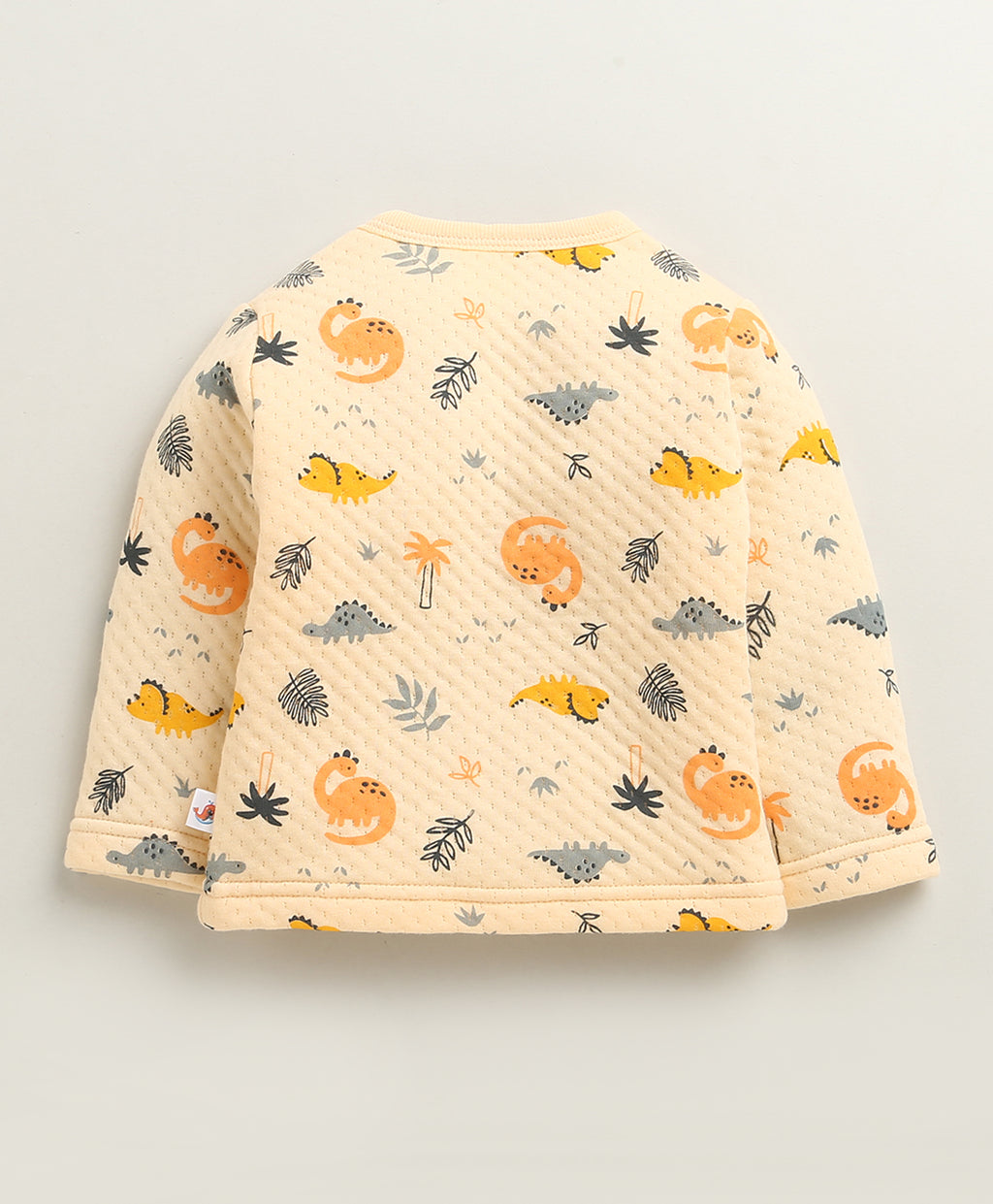 Bumzee Peach Animal Print Winter Set, Full Sleeves, Padded (Style Peb10655)