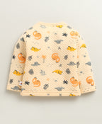 Bumzee Peach Animal Print Winter Set, Full Sleeves, Padded (Style Peb10655)