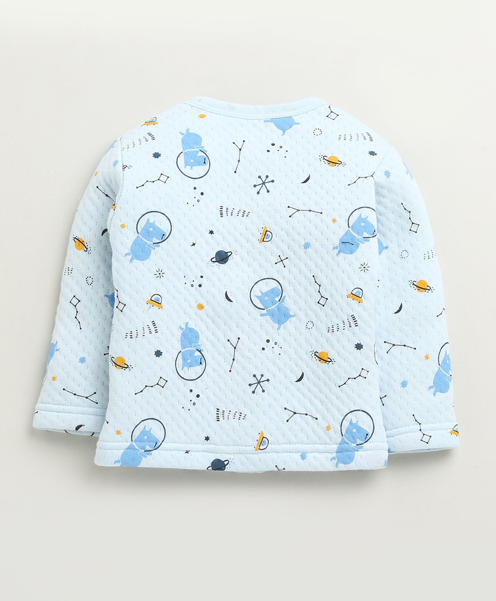 Boys Polyfill Graphic Winter Set - Sky Blue