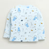 Boys Polyfill Graphic Winter Set - Sky Blue