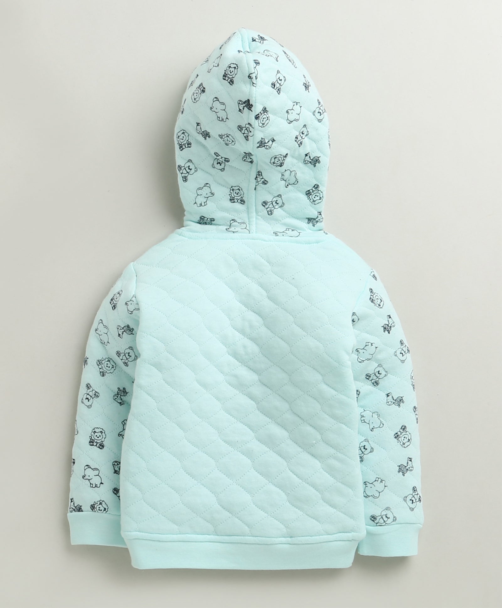 Boys Polyfill Animal Winter Set - Mint Green