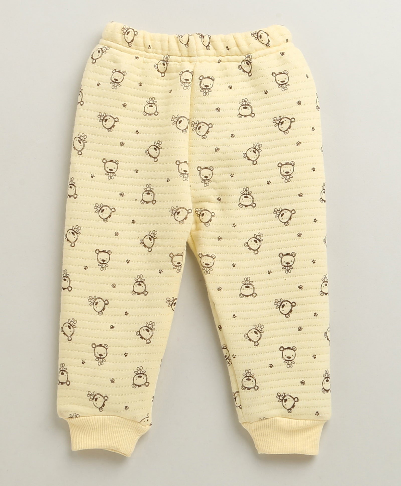 Boys Polyfill Animal Winter Set - Yellow