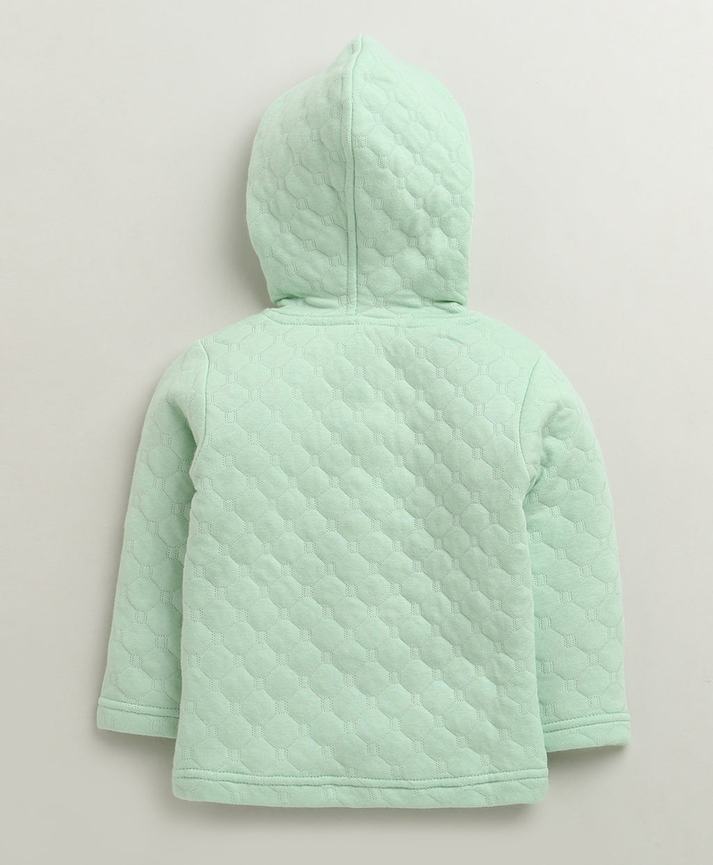 Bumzee Mint Green & Blue Animal Print Winter Set, Full Sleeves, Padded