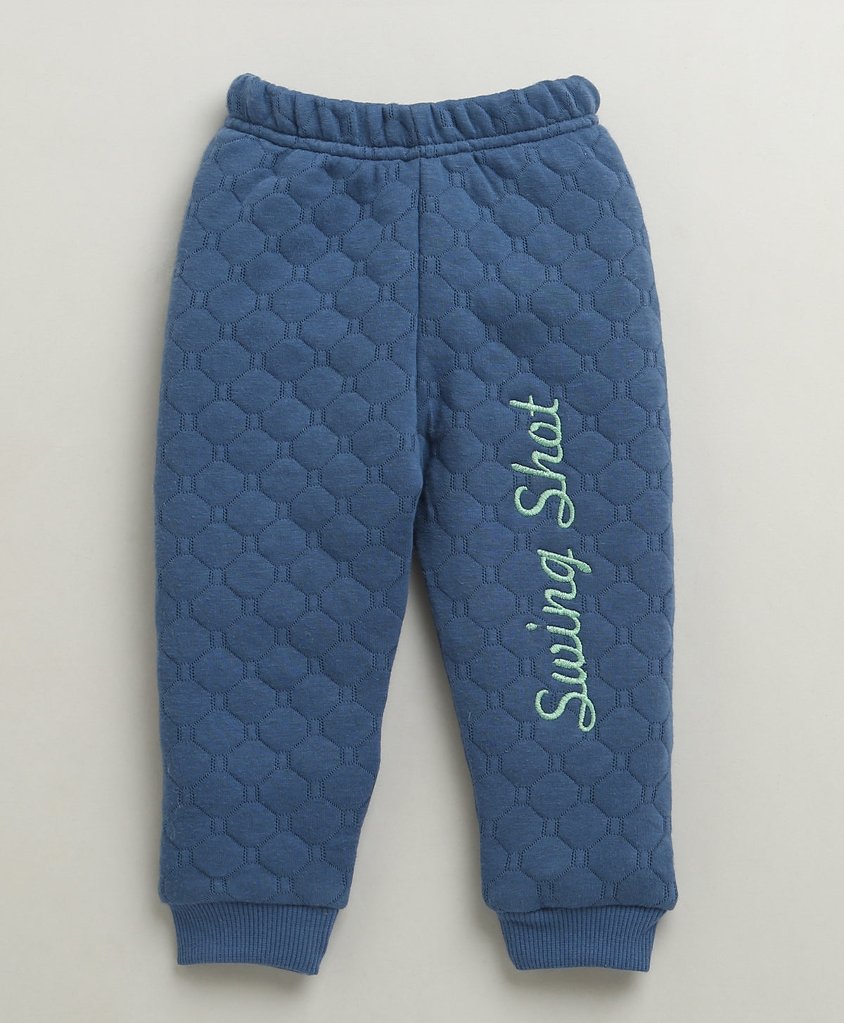 Bumzee Mint Green & Blue Animal Print Winter Set, Full Sleeves, Padded