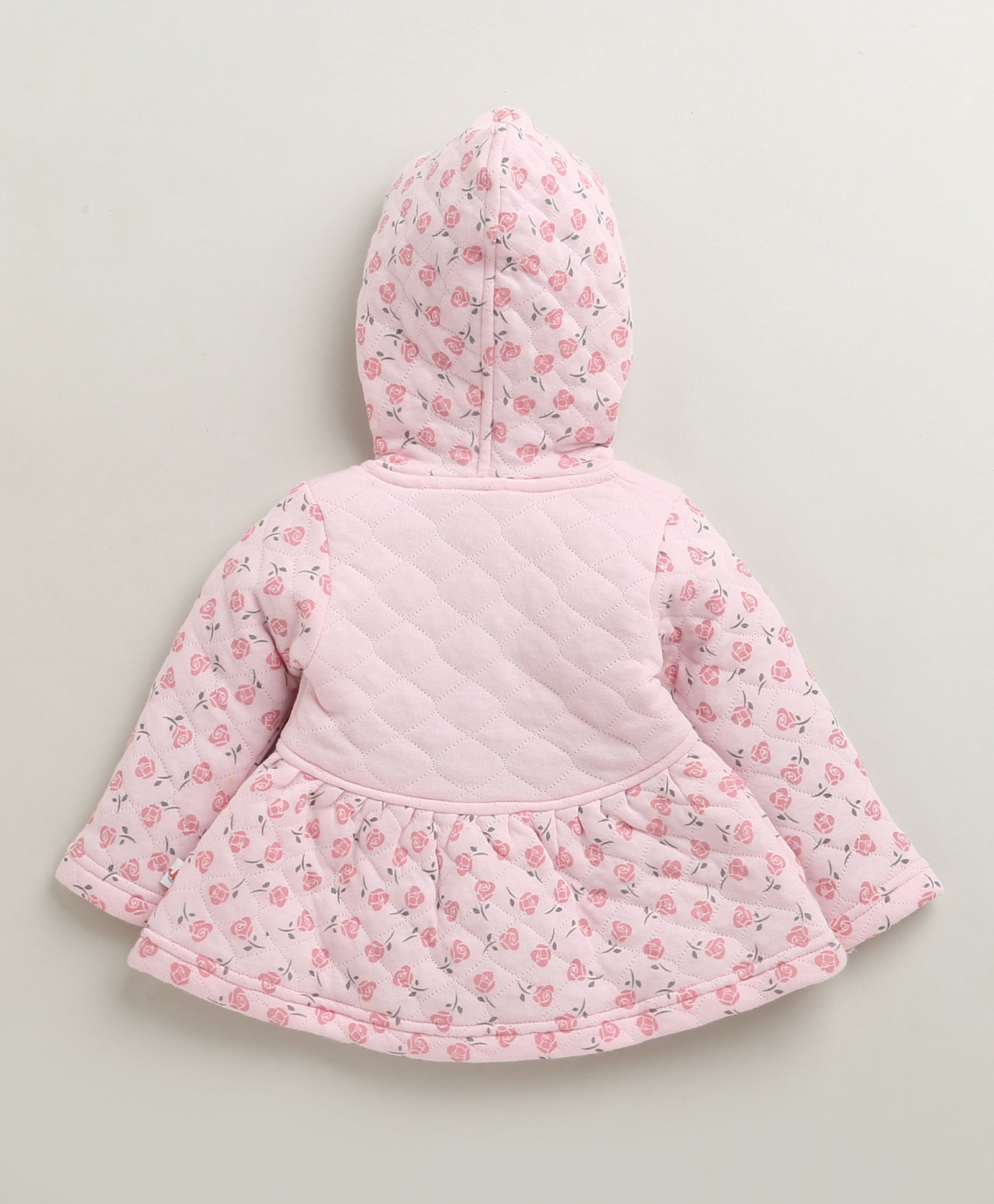 Girls Polyfill Floral Winter Set - Pink