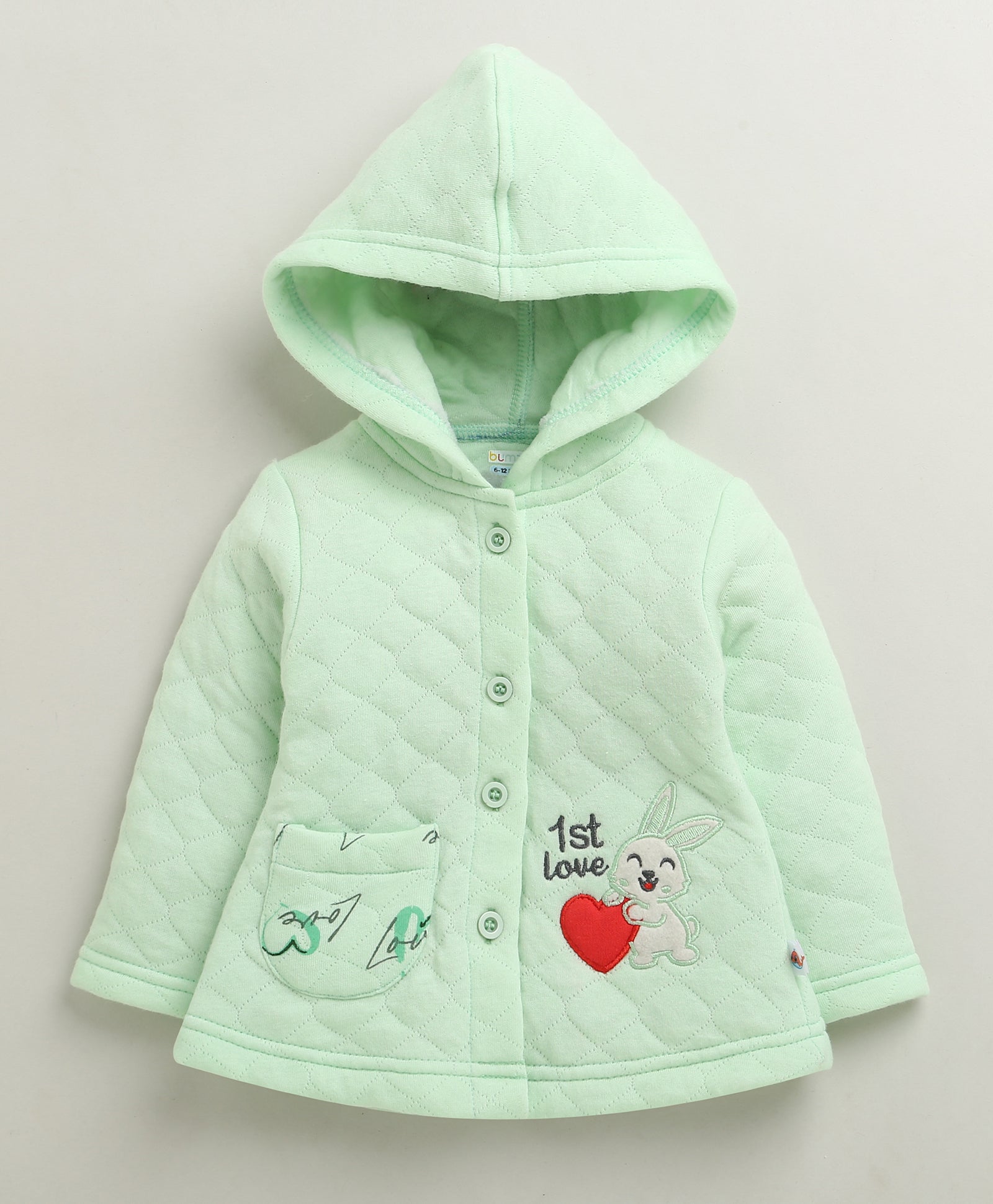 Girls Polyfill Graphic Winter Set - Mint Green