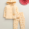 Girls Polyfill Animal Winter Set - Peach